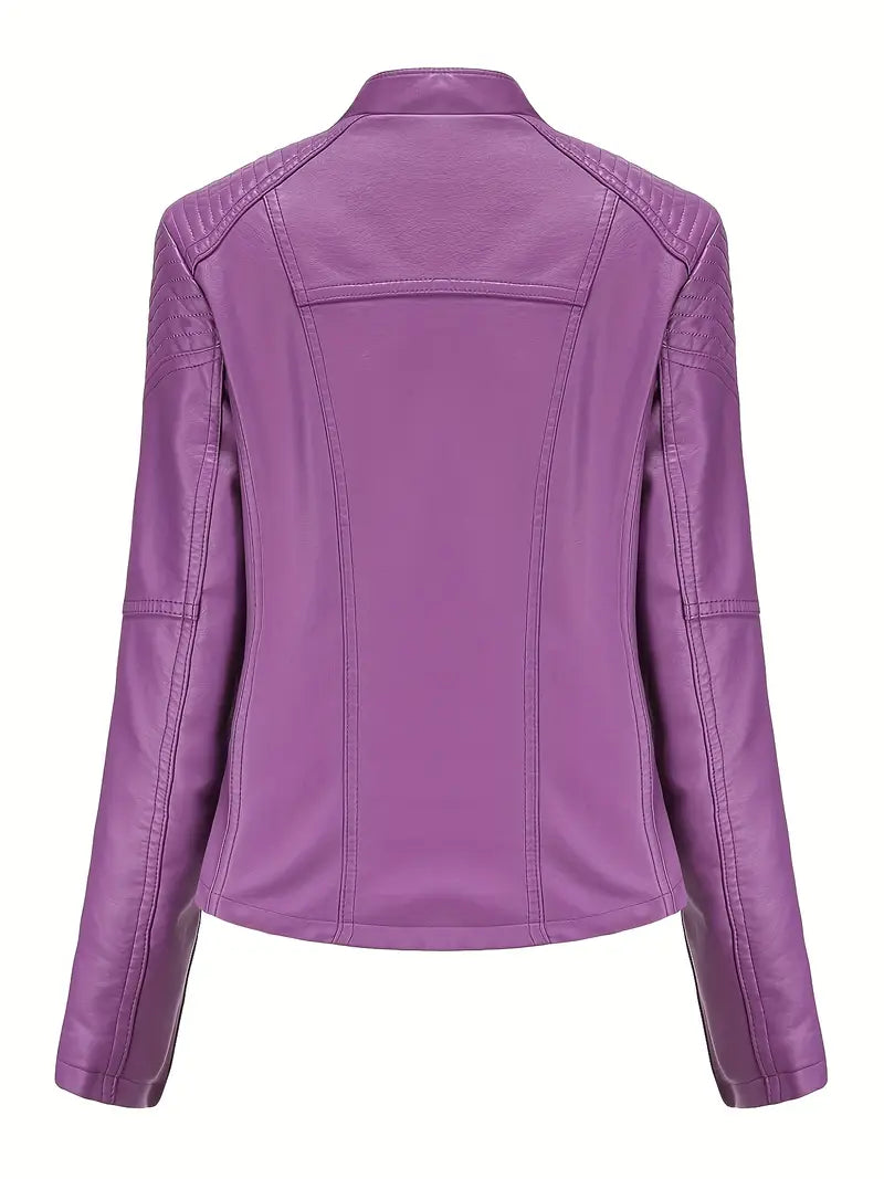 Branna™ | Zippered Biker Jacket