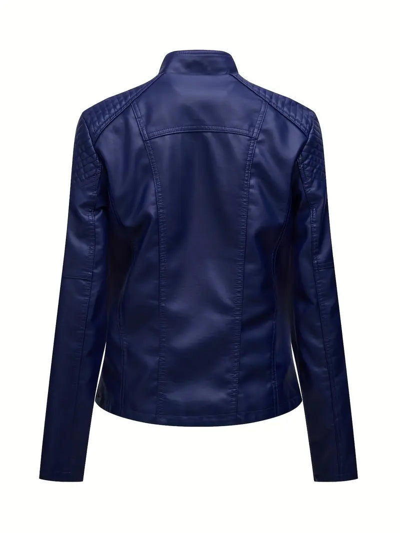 Branna™ | Zippered Biker Jacket