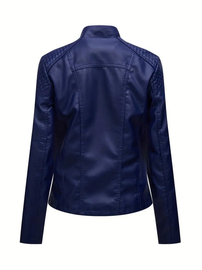 Branna™ | Zippered Biker Jacket