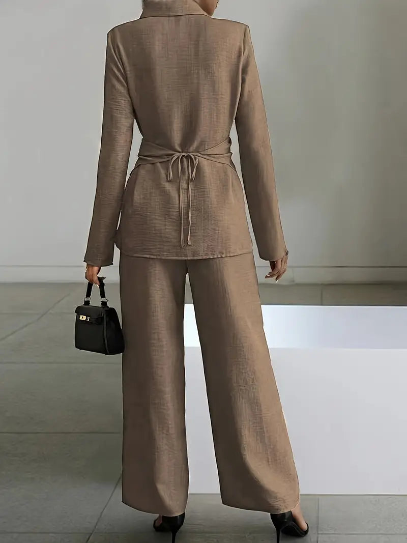 Phoebe™ | Chic Brown Casual Set