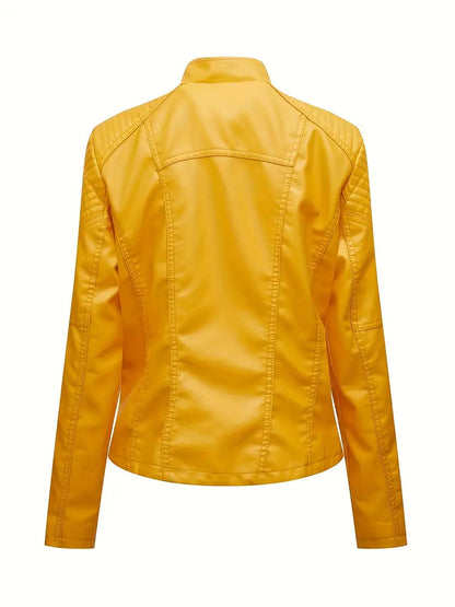 Branna™ | Zippered Biker Jacket