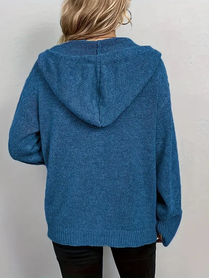 Delora™ | Long Sleeve Hooded Cardigan