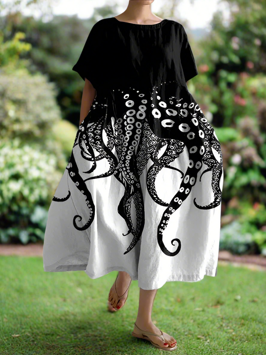 Tazira™ | Artistic Pattern Dress