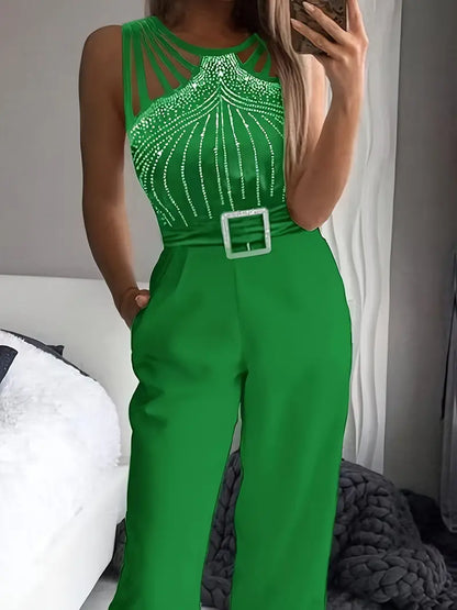 Hestia™ | Sleeveless Wide-Leg Jumpsuit