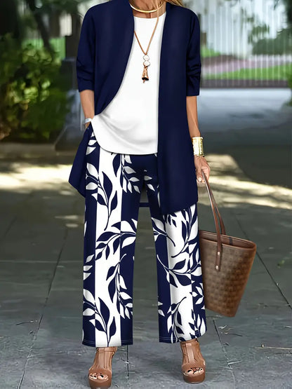 Florencie™ | Elegant Floral Three-Piece Set