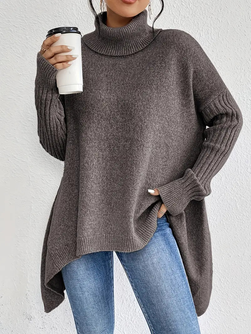 Kira™ |  Long Turtleneck Sweater