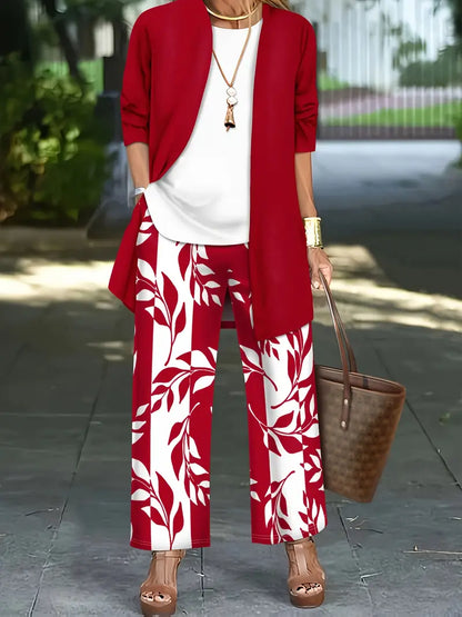 Florencie™ | Elegant Floral Three-Piece Set