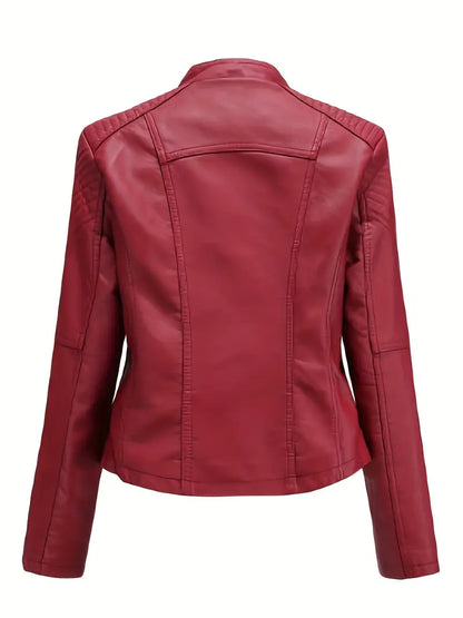 Branna™ | Zippered Biker Jacket