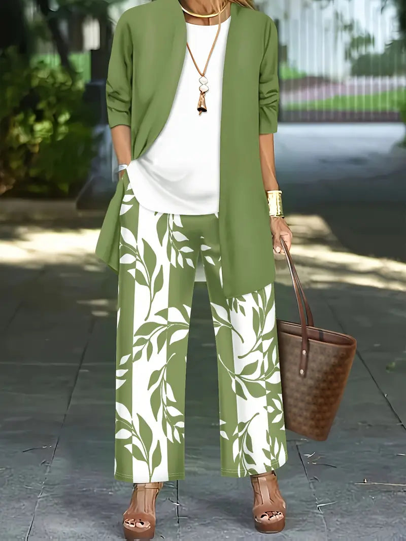 Florencie™ | Elegant Floral Three-Piece Set