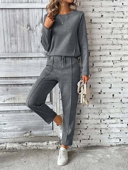 Perdita™ | Elegant Drawstring Two-Piece Set