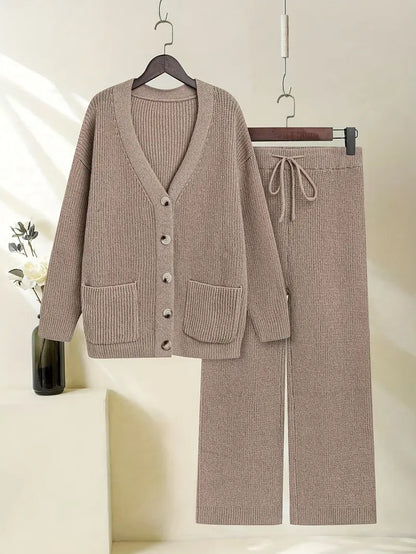 Bellara™ | Elegant Cardigan and Pants