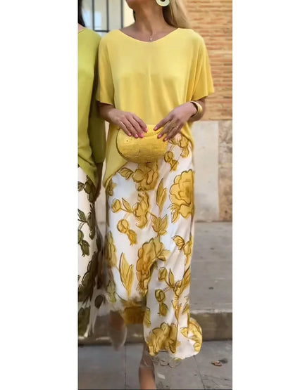 Kate™ | Floral Two-piece Dress