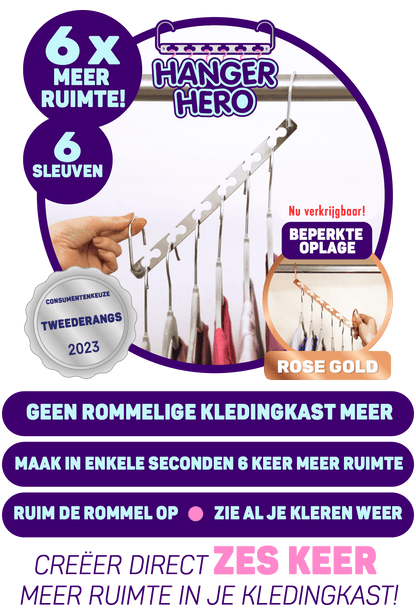 Hanger Hero™ -  Originele & ultieme oplossing voor jouw kledingkast!
