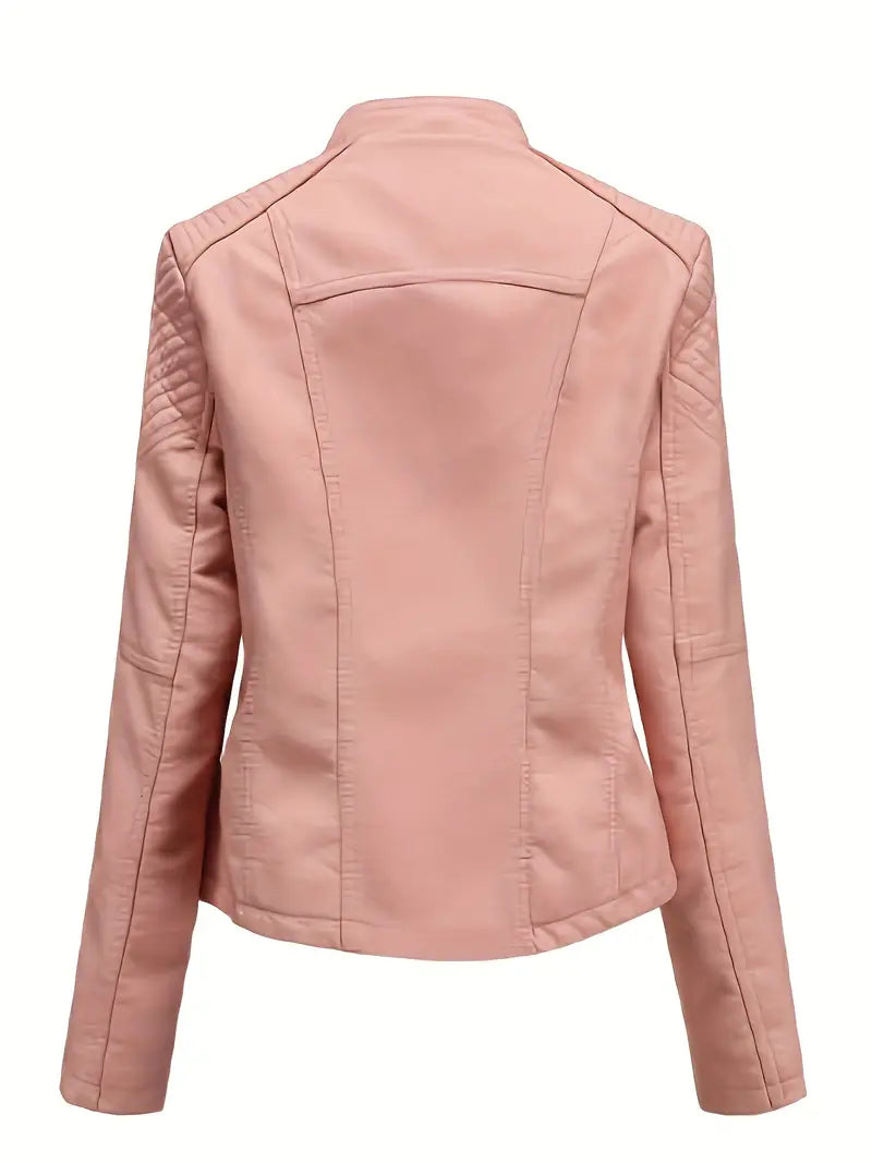 Branna™ | Zippered Biker Jacket