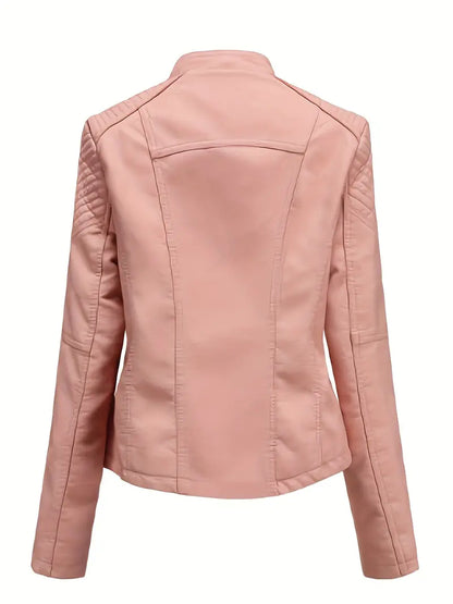 Branna™ | Zippered Biker Jacket