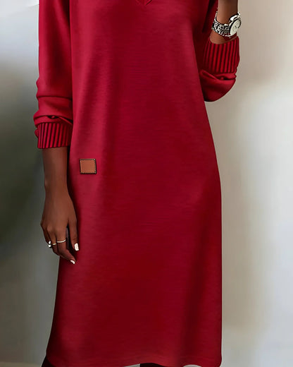 Clarisa™ | Cozy Knit Sweater Dress