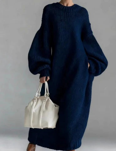 Elaryna™ | Elegant Knit Maxi Dress