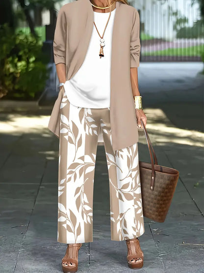 Florencie™ | Elegant Floral Three-Piece Set