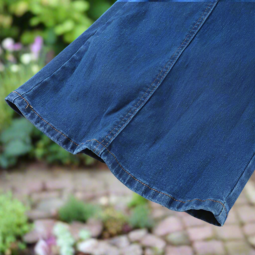 Hofstia™ | Curve-Fit Denim Jumpsuit