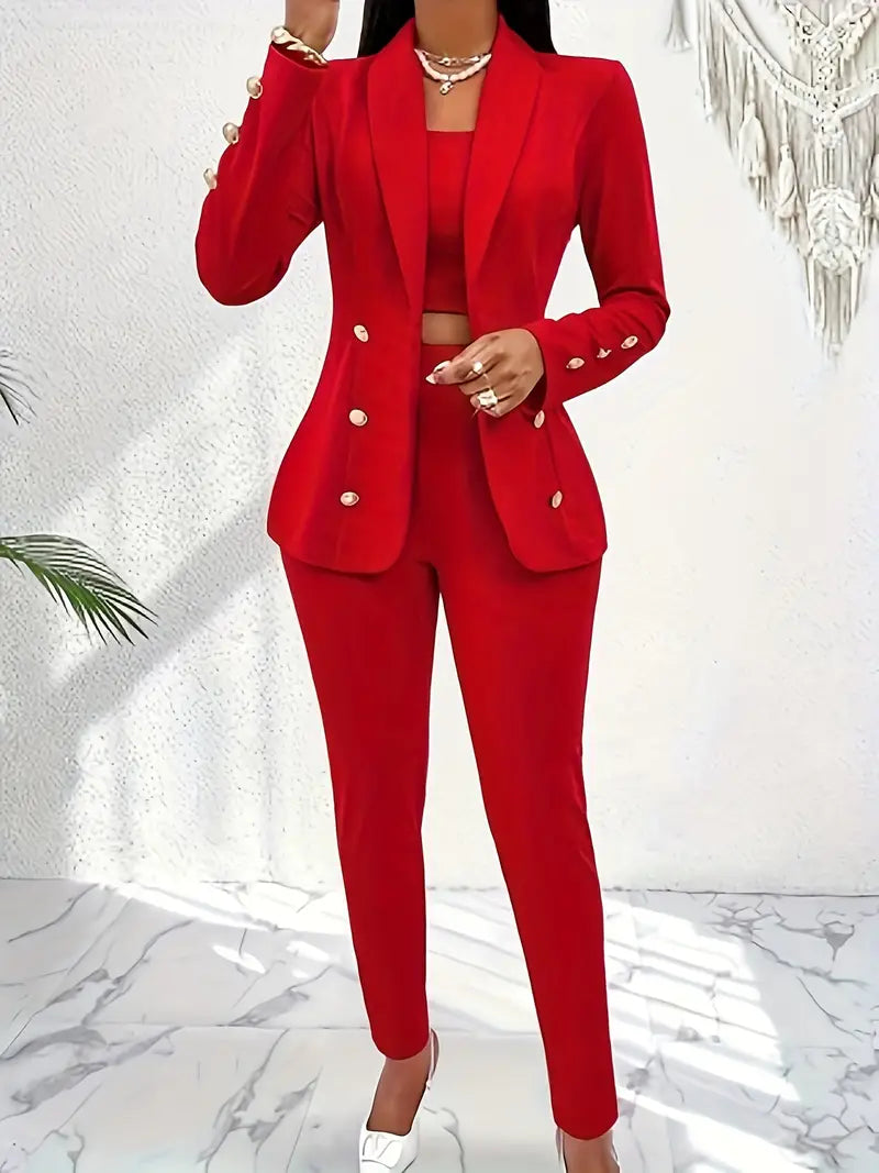Diantha™ | Elegant Three-Piece Suit