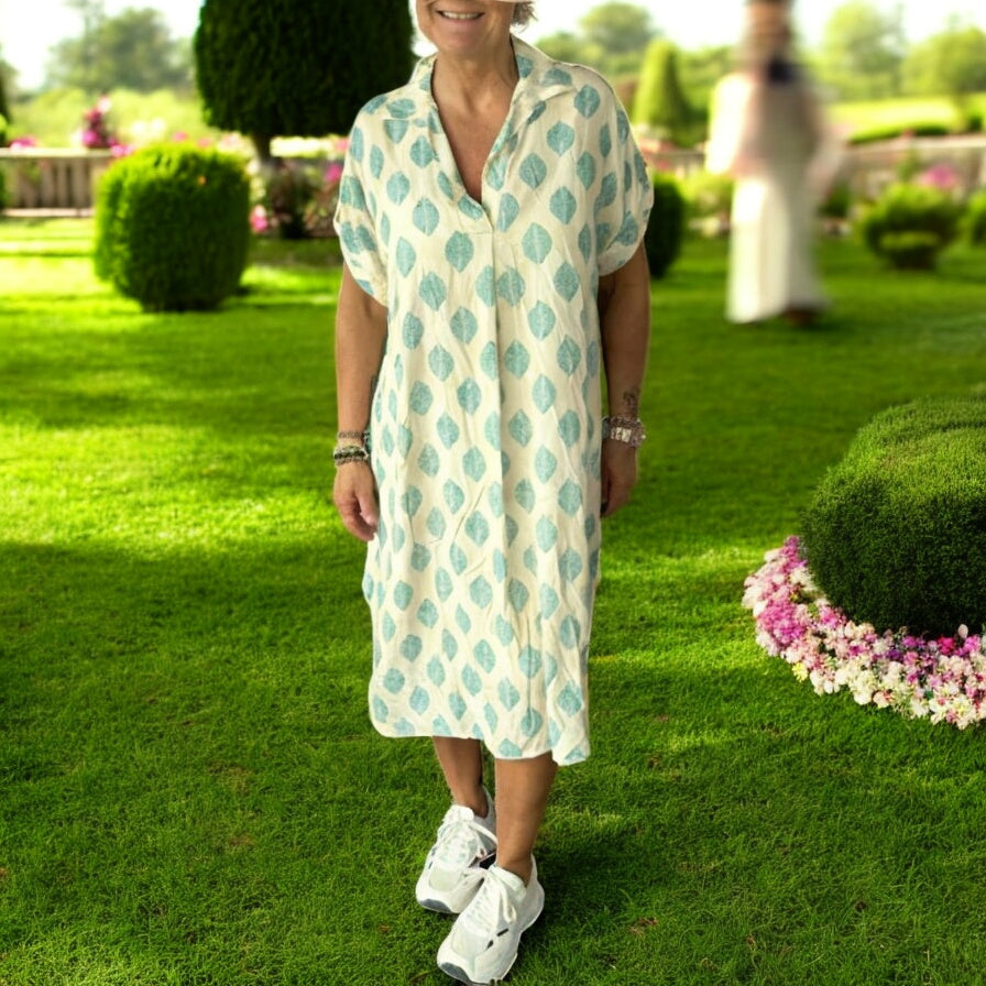 Dini™ | Elegant V-Neck Dress