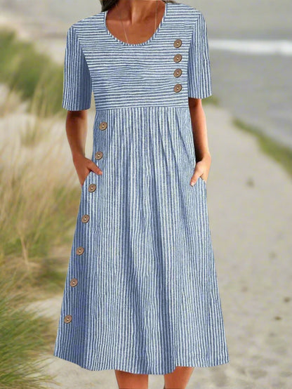 Mariselle™ | Coastal Stripe Dress