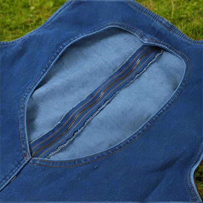 Hofstia™ | Curve-Fit Denim Jumpsuit