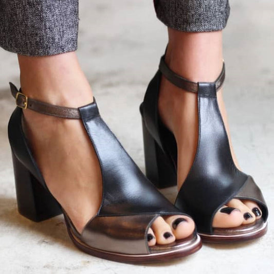 Zanith™ | Bold Patch Crossover Heels