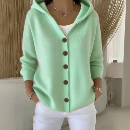 Aveloria™ | Trendy Hooded Cardigan