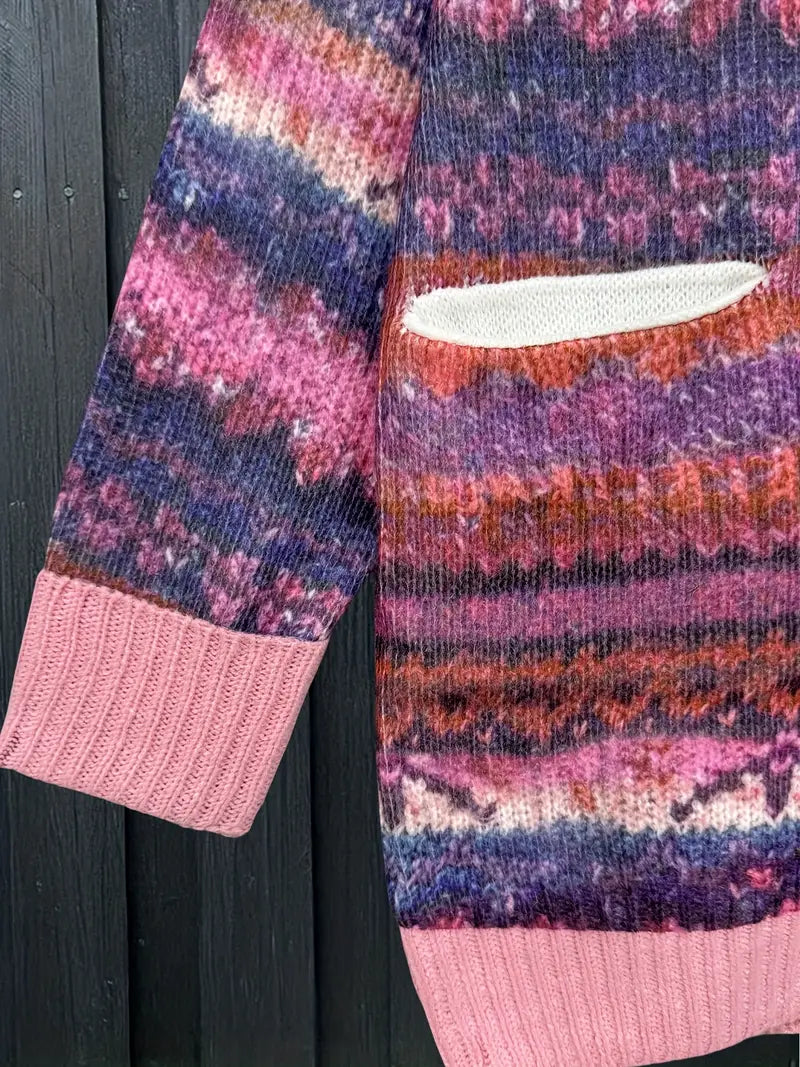 Perlina™ | Elegant Hooded Cardigan