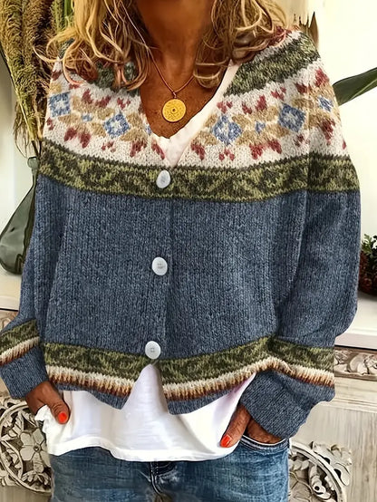 Heloria™ | Boho Chic Patterned Cardigan