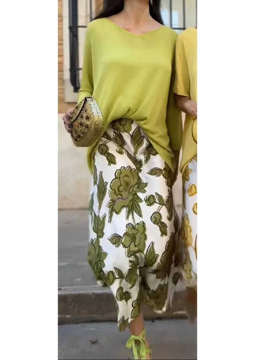 Kate™ | Floral Two-piece Dress