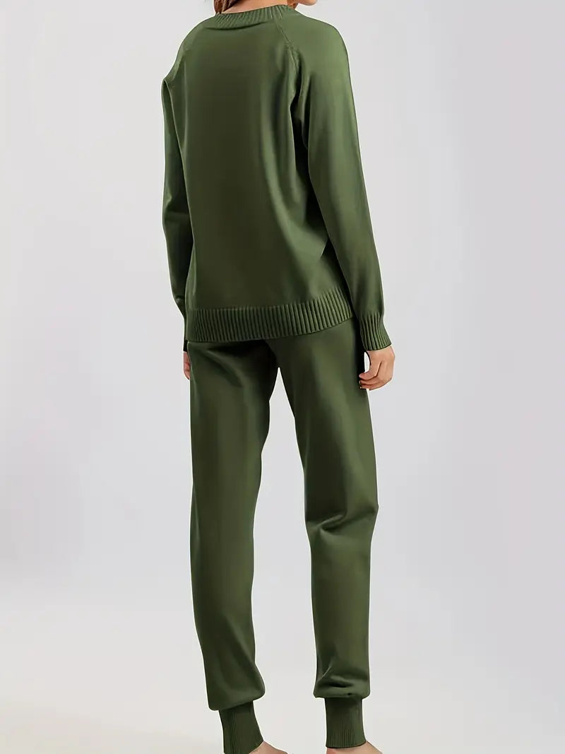 Helisent™ | V-Neck Two-Piece Set