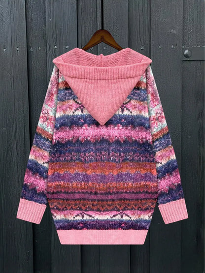 Perlina™ | Elegant Hooded Cardigan