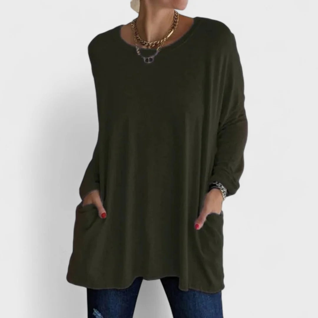 Neva™ | Relaxed Long Sleeve Top