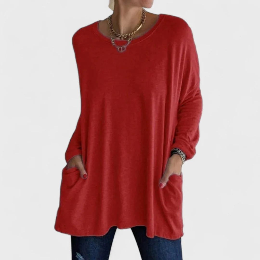 Neva™ | Relaxed Long Sleeve Top