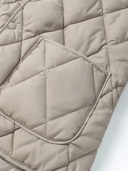 Fina™ | Quilted Button Down Jacket
