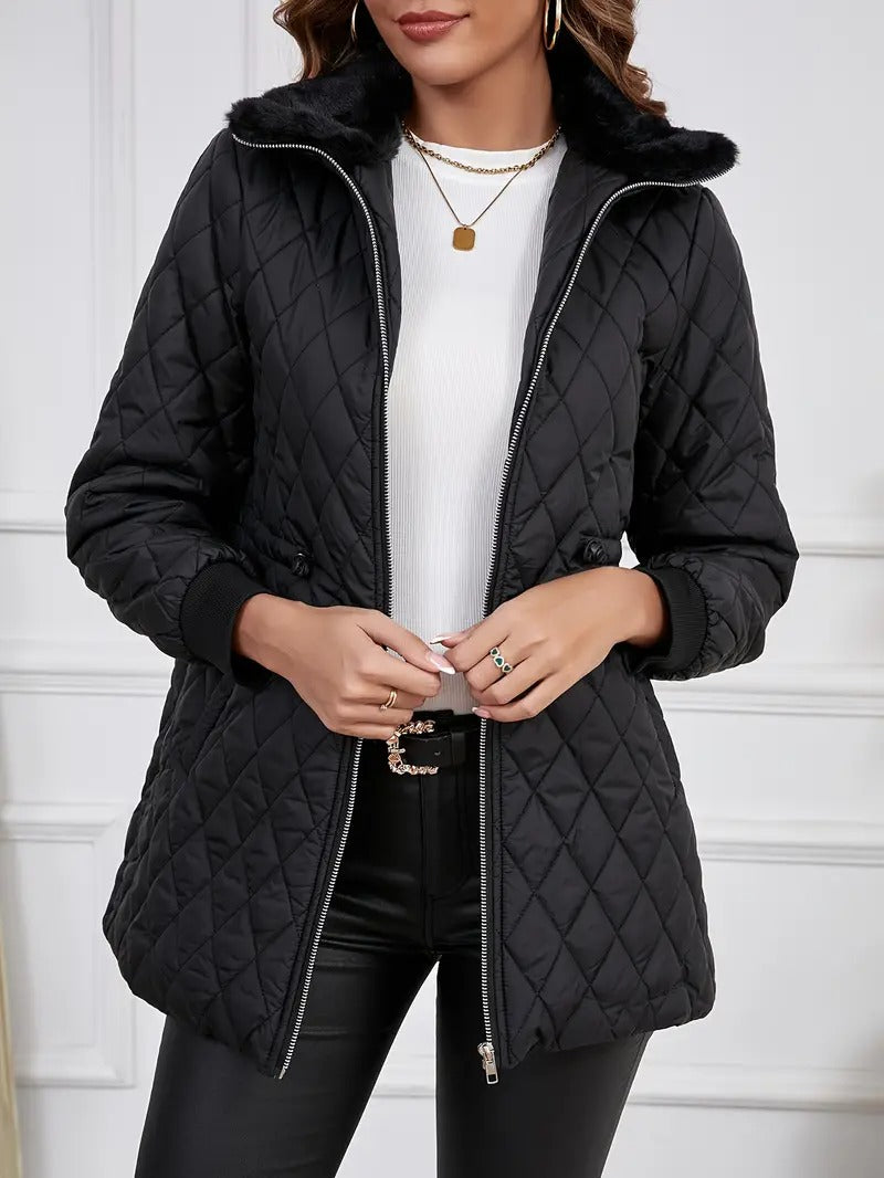 Helina™ | Cozy Quilted Coat