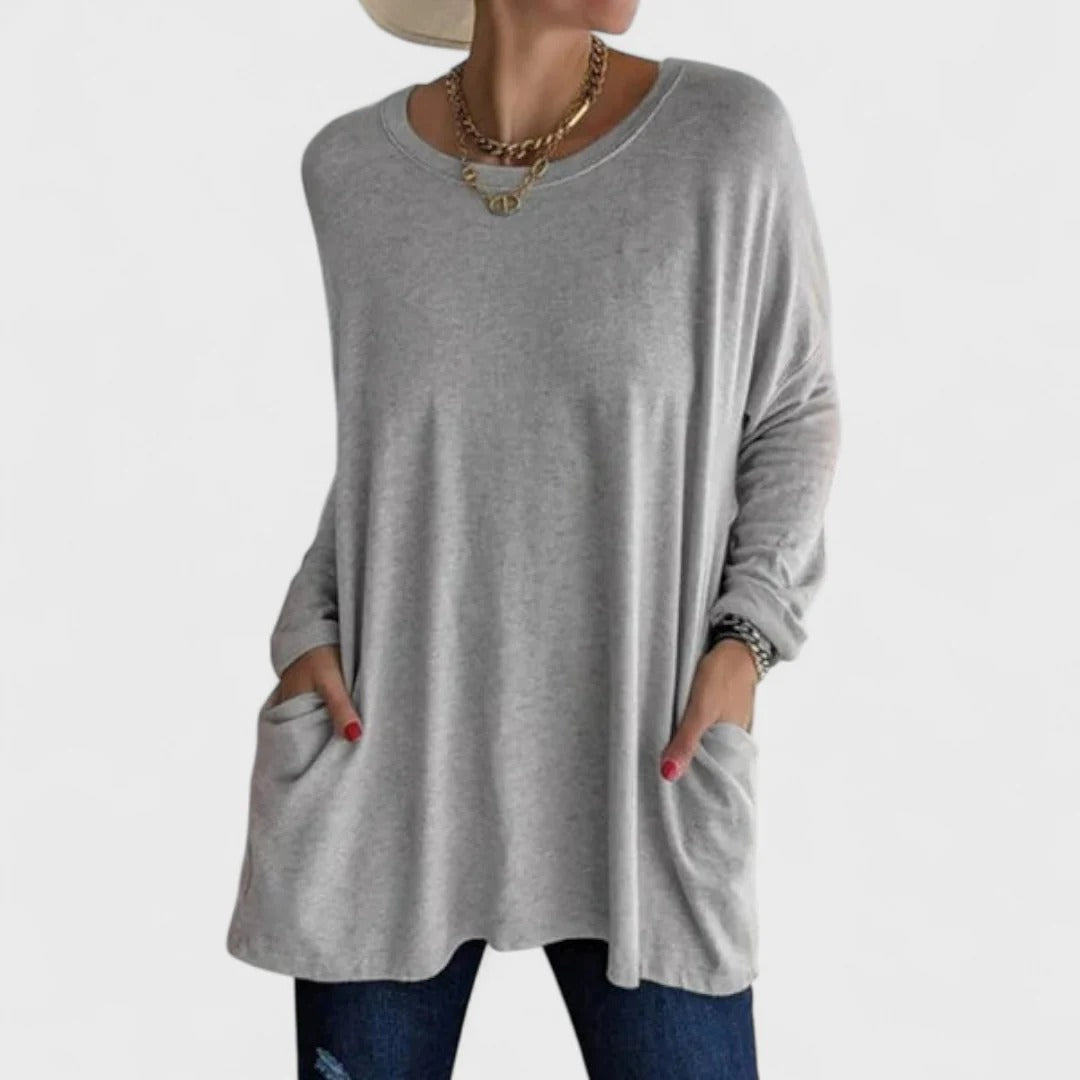 Neva™ | Relaxed Long Sleeve Top