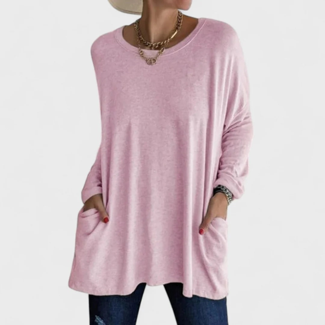 Neva™ | Relaxed Long Sleeve Top