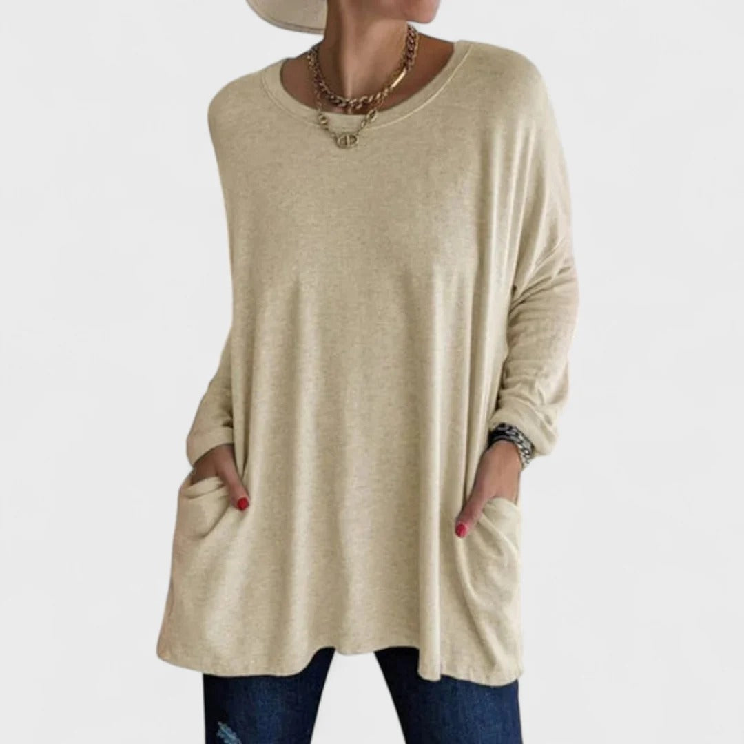 Neva™ | Relaxed Long Sleeve Top