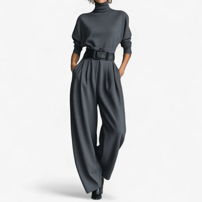 Hilene™ | Luxe High Neck Jumpsuit