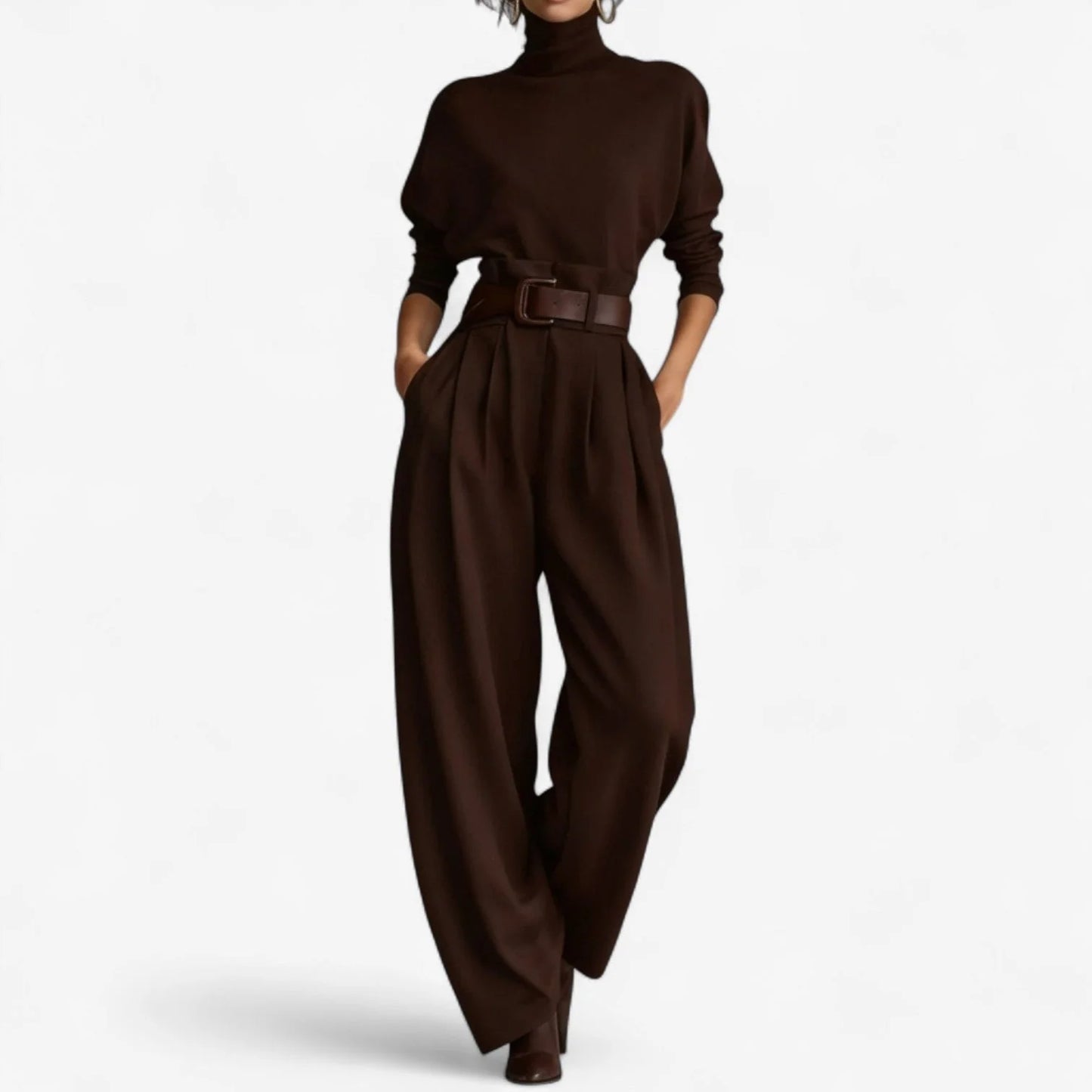 Hilene™ | Luxe High Neck Jumpsuit