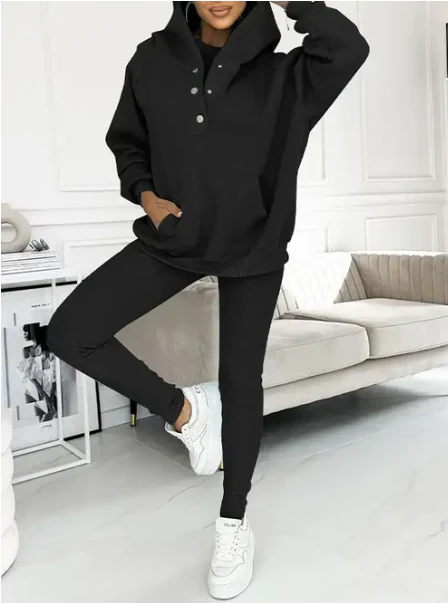 Rosina™ | Sporty Vibes Chic Sweater Set