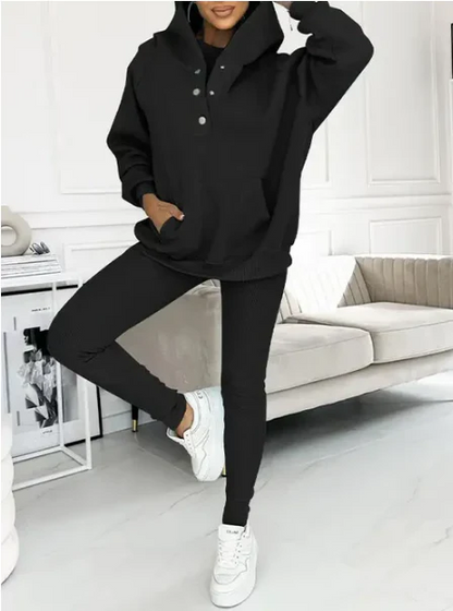 Rosina™ | Sporty Vibes Chic Sweater Set