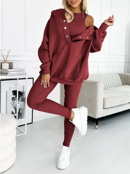 Rosina™ | Sporty Vibes Chic Sweater Set