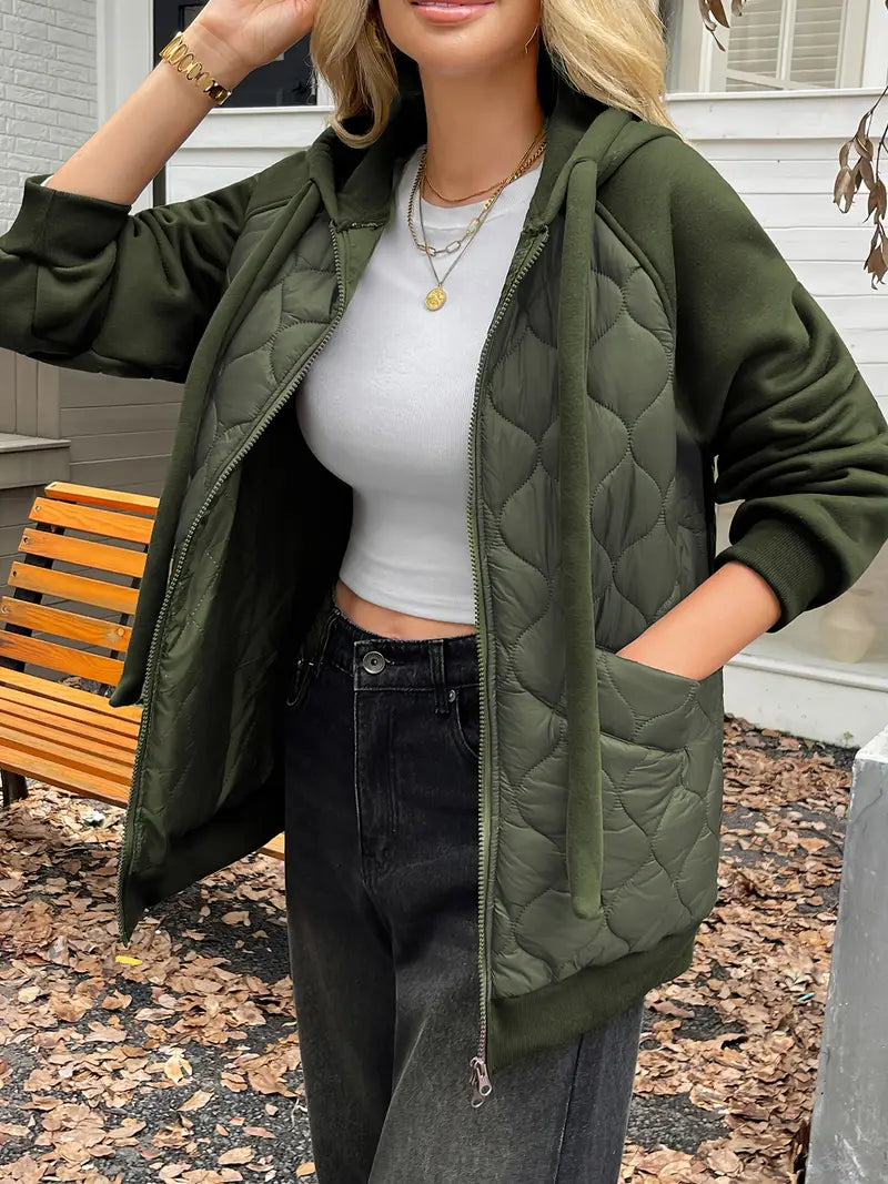Clora™ | Quilted Hoodie Jacket