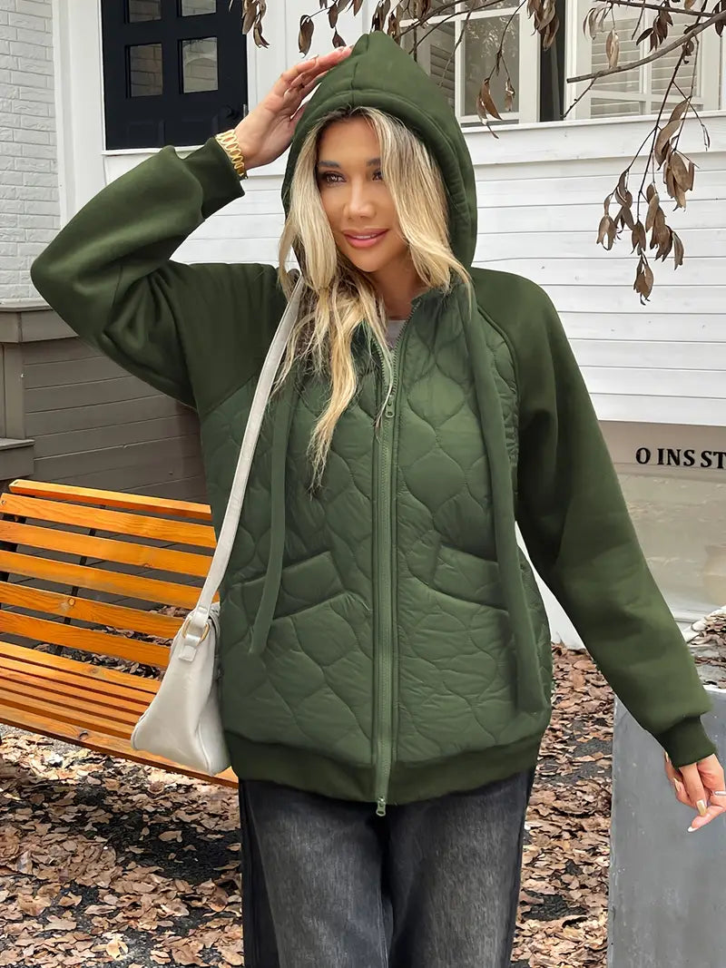 Clora™ | Quilted Hoodie Jacket