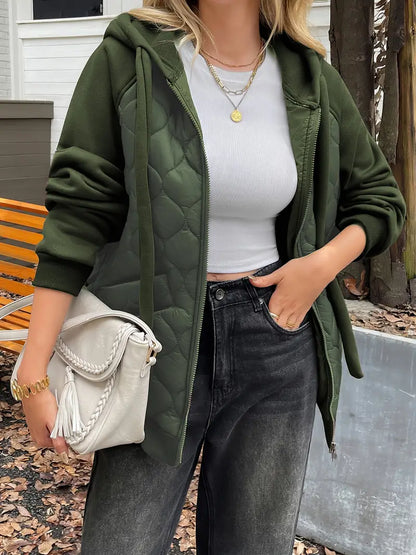 Clora™ | Quilted Hoodie Jacket