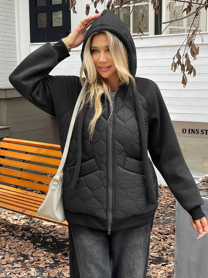 Clora™ | Quilted Hoodie Jacket